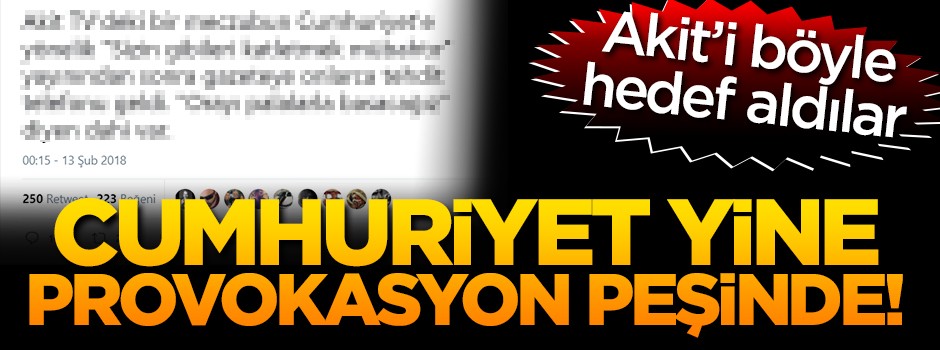 Yine ne tezgahlıyorsunuz?