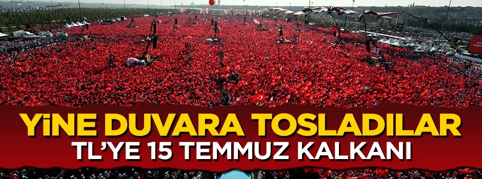 Yine umduklarını bulamadılar, TL'ye 15 Temmuz kalkanı