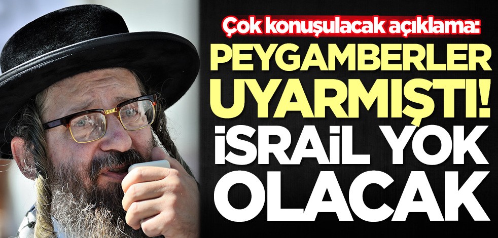  Yisroel Dovid Weiss: Peygamberler uyarmıştı! İsrail yok olacak