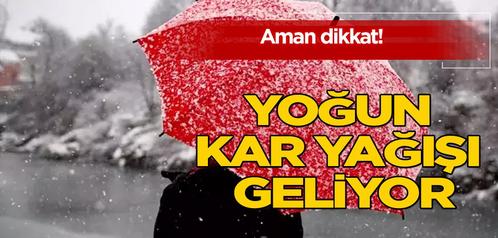 Yoğun kar yağışı, soğuk hava adım adım geliyor, fena yağacak! Cevap geldi: Türkiye'den 12 il için sarı - turuncu alarm! Tedbir alınmaya başlandı!
