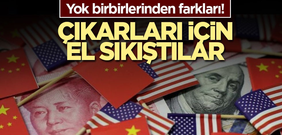 Yok birbirlerinden farkları! Çıkarları için el sıkıştılar