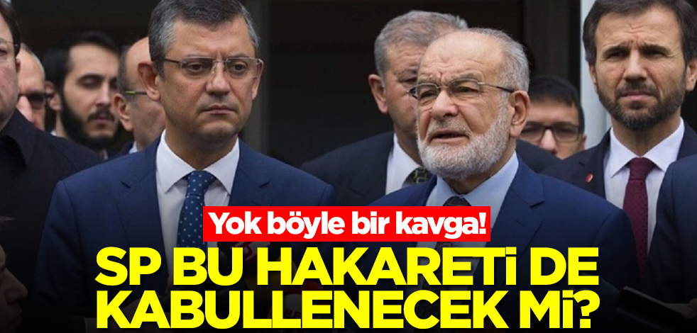 Yok böyle bir kavga! SP bu hakareti de kabullenecek mi?