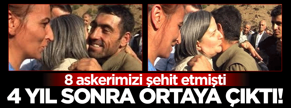 Yol kesip Kışanak ile kucaklaşan terörist ortaya çıktı