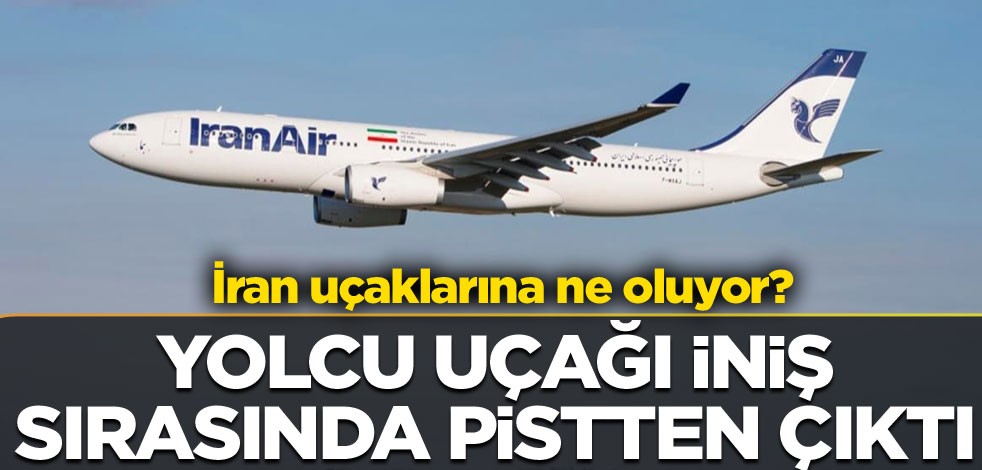 Yolcu uçağı iniş sırasında pistten çıktı