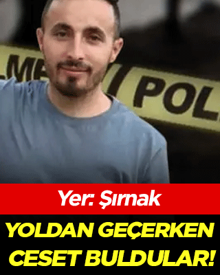 Yoldan geçen vatandaşlar ceset buldu!
