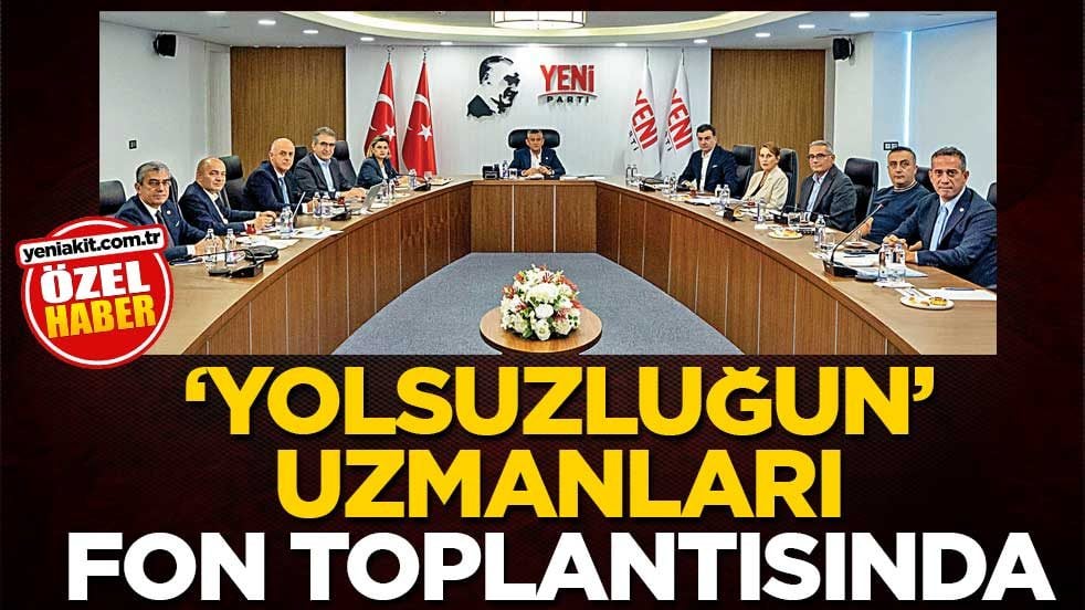‘Yolsuzluğun’ uzmanları fon toplantısında