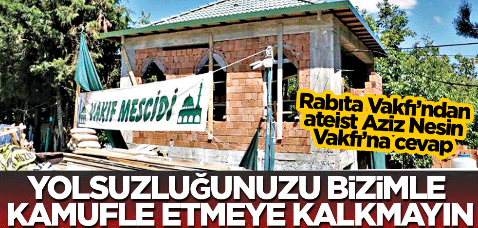Yolsuzluğunuzu bizimle kamufle etmeye kalkmayın