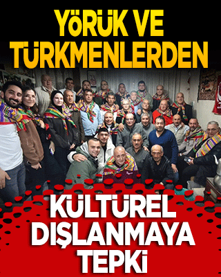 Yörük ve Türkmenlerden kültürel dışlanmaya tepki: Tarihi konakta beylik kılıcıyla mesaj verdiler