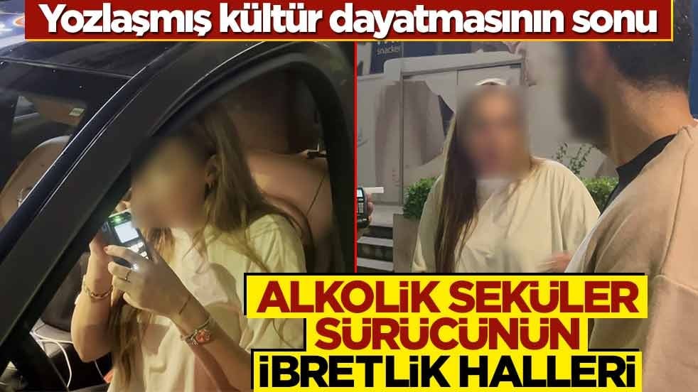 Yozlaşmış kültür dayatmasının sonu! Alkolik seküler sürücünün ibretlik halleri