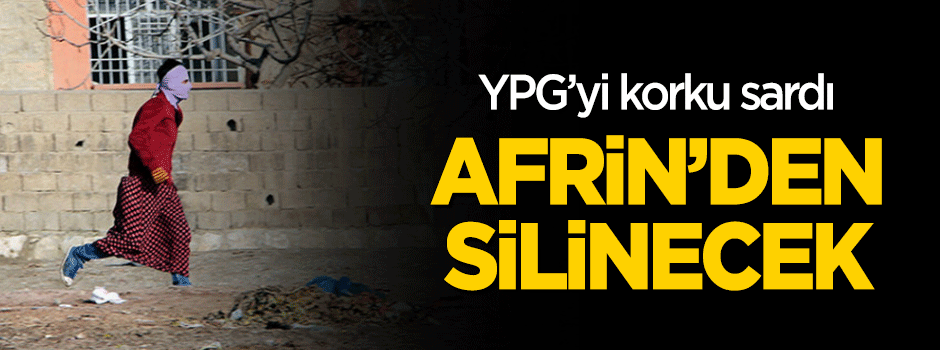 YPG Afrin’den silinecek