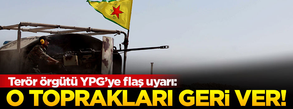 ABD: YPG aldığı toprakları geri vermeli!