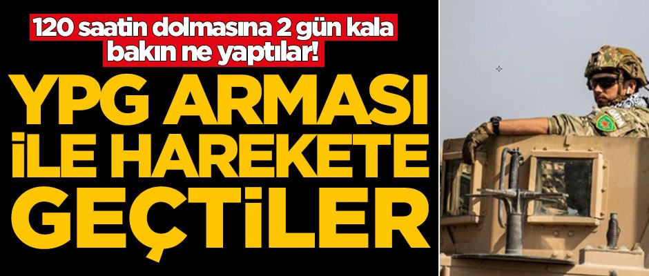 YPG arması ile harekete geçtiler