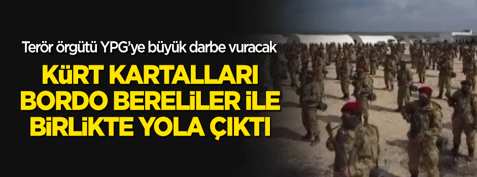 YPG, Kürt Kartalları'ndan büyük darbe yiyecek! Bordo berelilerle yola çıktı