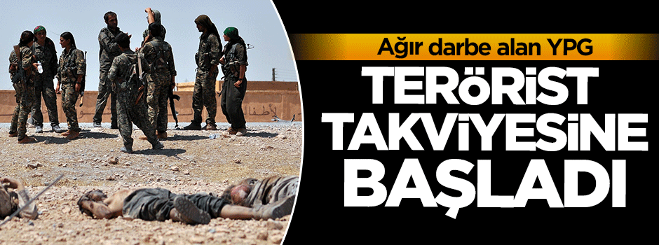 YPG silah ve terörist takviyesine başladı