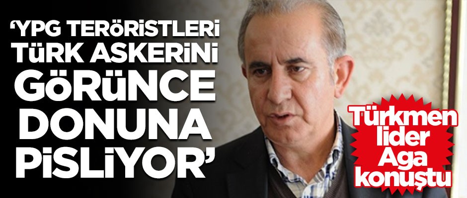 "YPG teröristleri Türk askerini görünce donuna pisliyor"