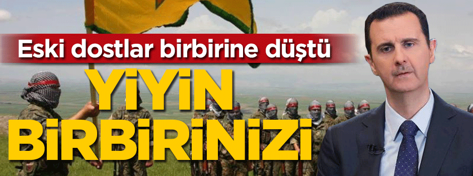 Terör örgütü YPG'den Esed'e sert cevap