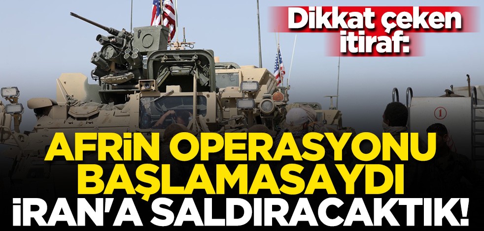 YPG'li teröristten dikkat çeken itiraf: Afrin operasyonu başlamasaydı İran'a saldıracaktık!