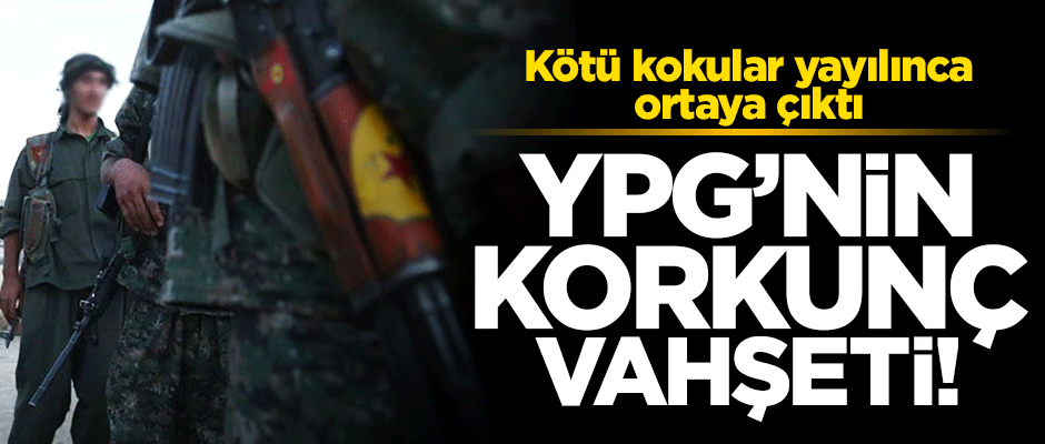 YPG'nin korkunç vahşeti! Diri diri toprağa gömmüşler