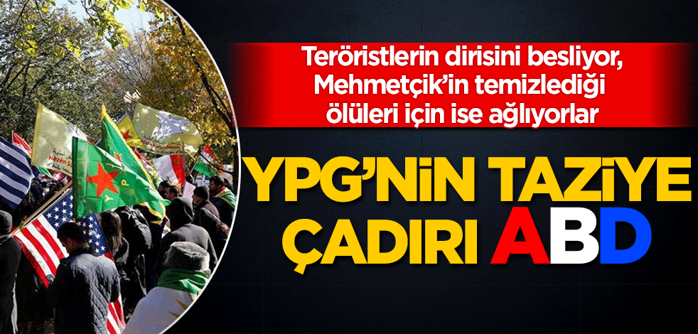 YPG’nin taziye çadırı: ABD