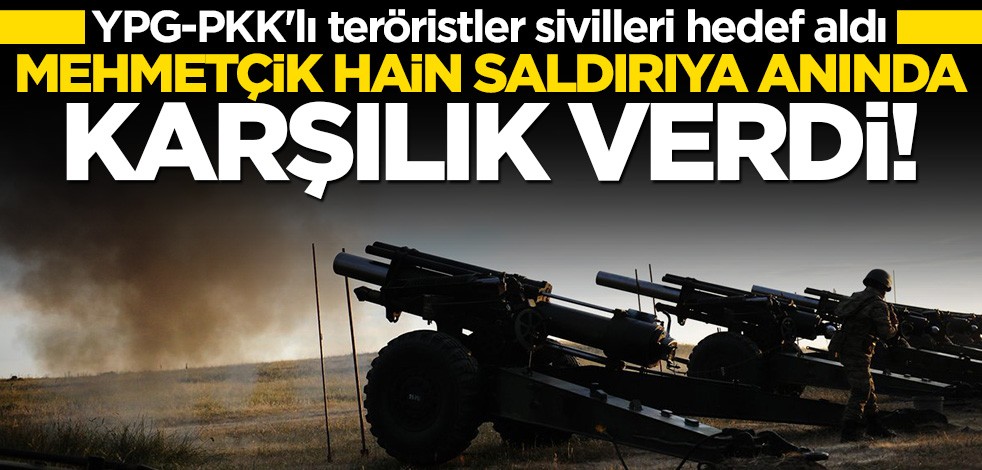 YPG/PKK'lı teröristler Tel Rıfat'tan Azez'deki sivillere saldırdı