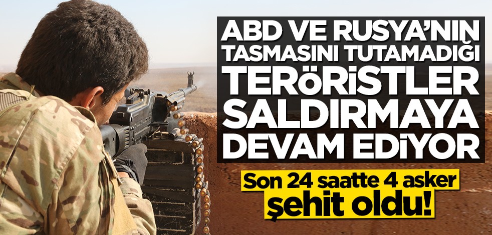 YPG/PKK'lı teröristlerin taciz ve saldırıları devam ediyor