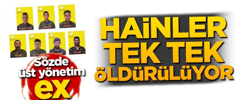 YPG/PKK'nın sözde üst yönetim kadrosundan 7'si öldürüldü