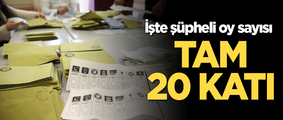 YSK açıkladı! İstanbul'da şüpheli oy sayısı