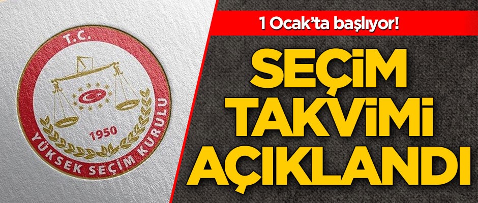 YSK açıkladı! Yerel seçim takvimi 1 Ocak'ta başlayacak
