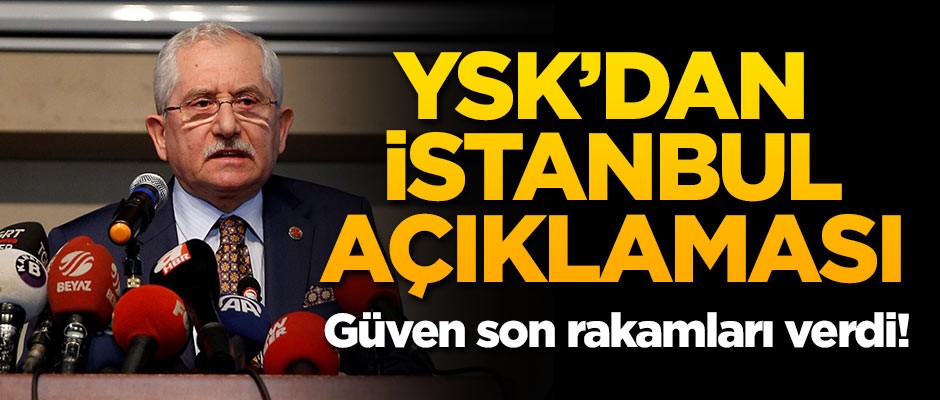 YSK Başkanı Güven'den açıklama