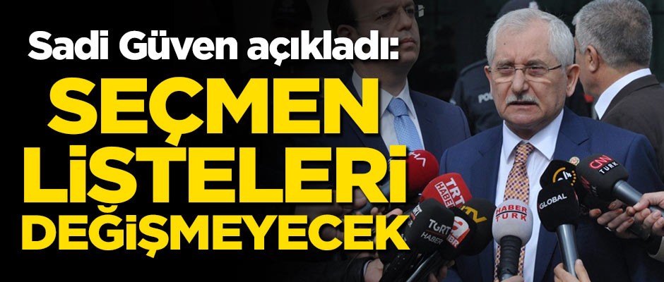 YSK Başkanı'ndan seçim açıklaması