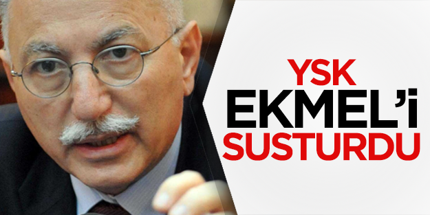 YSK'dan İhsanoğlu'nun oy pusulası iddiasına cevap