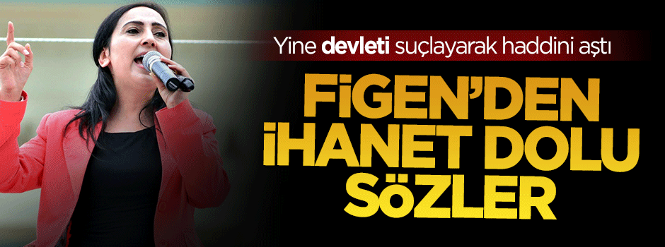 Figen Yüksekdağ'dan skandal açıklama