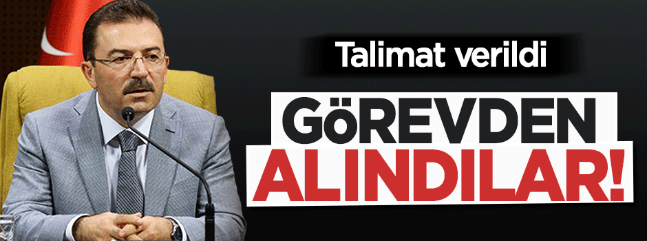 Yüksekova Belediye Başkanı ve 2 kişi görevden alındı