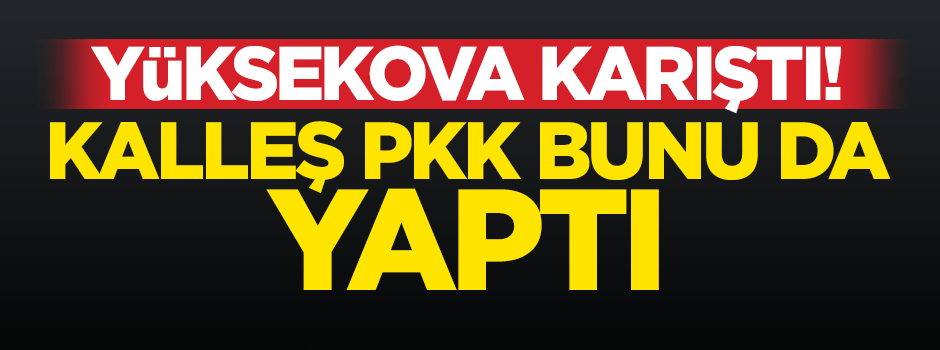 Yüksekova'da ortalık karıştı: 1 ölü!