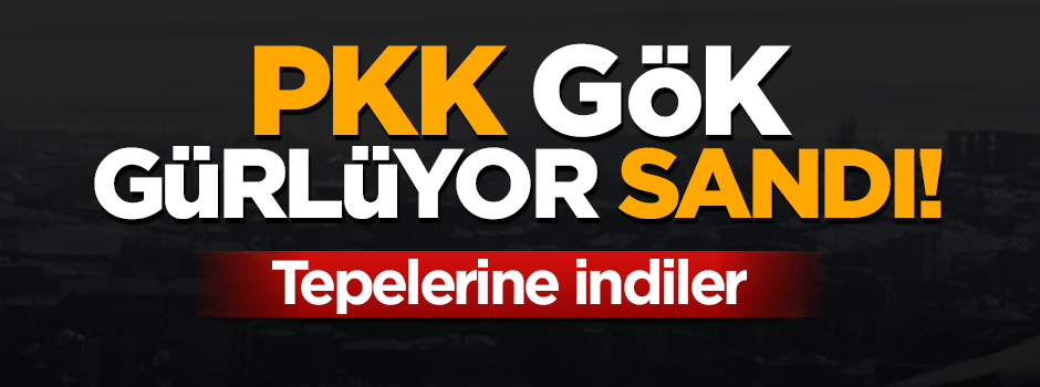 Yüksekova'da PKK'lı teröristlere top atışı
