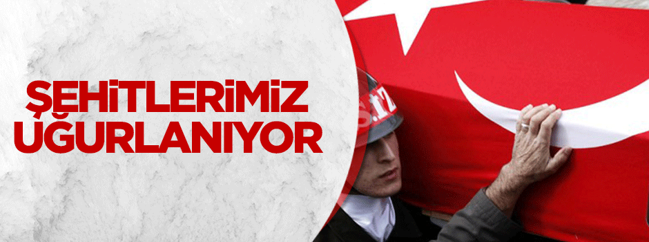 Yüksekova'daki 3 şehit uğurlanıyor