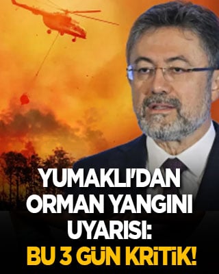 Yumaklı'dan orman yangını uyarısı: Bu 3 gün kritik!