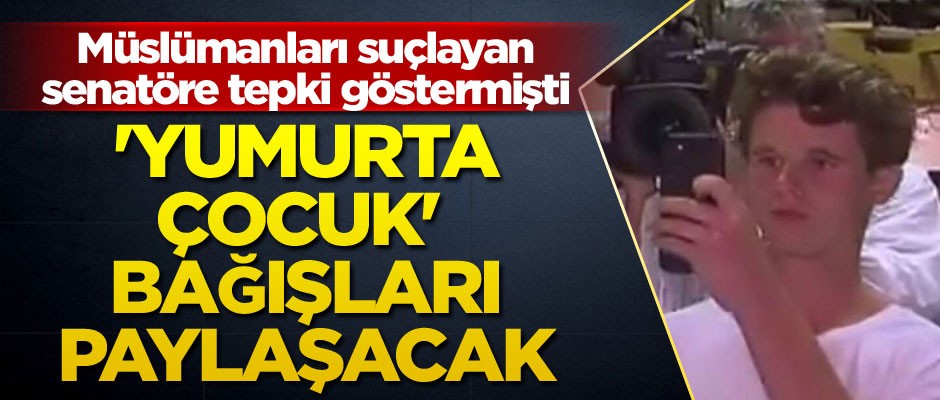 'Yumurta çocuk' bağışları paylaşacak