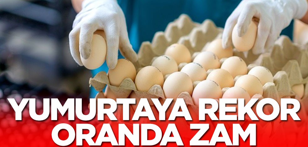 Yumurtaya rekor oranda zam! Vatandaş yemeden önce iki kez düşünecek