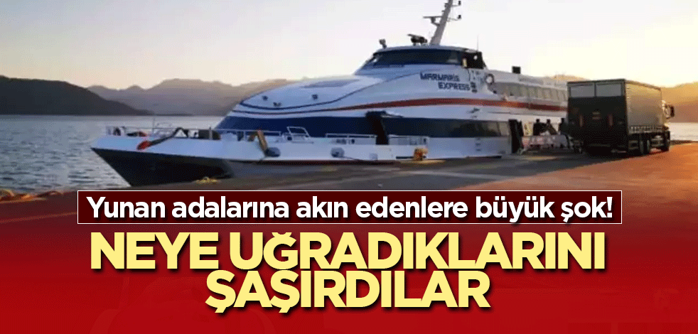 Yunan adalarına akın edenlere büyük şok! Neye uğradıklarını şaşırdılar