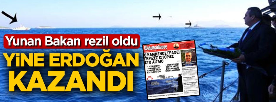 Yunan bakan rezil oldu! Erdoğan kazandı