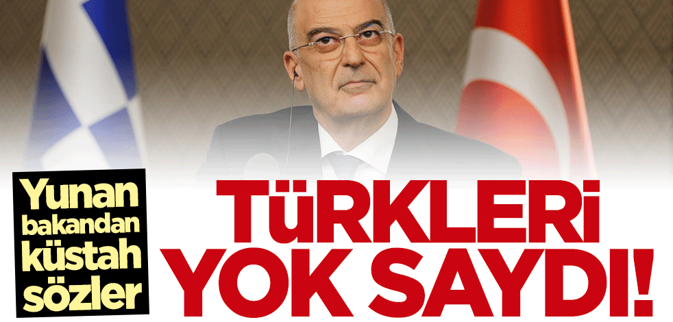 Yunan bakandan küstah sözler! Türkleri yok saydı