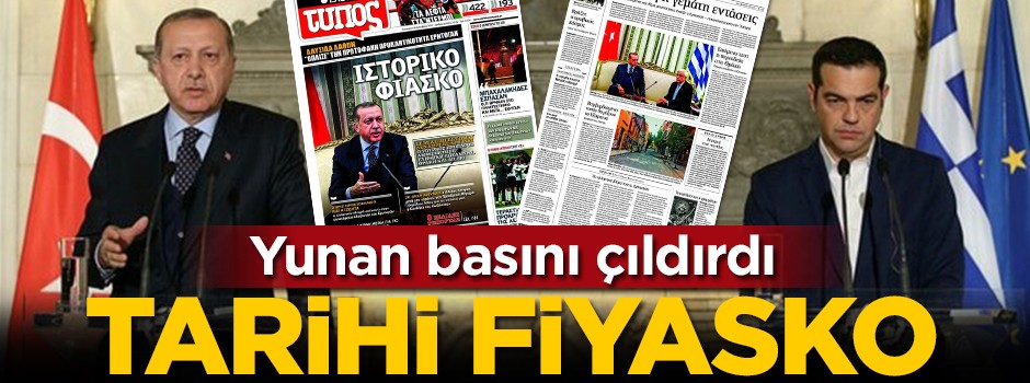 Yunan basını çıldırdı! Tarihi fiyasko