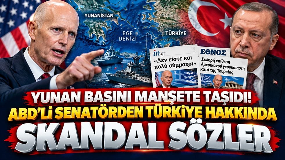 Yunan basını manşete taşıdı! ABD'li senatörden Türkiye hakkında skandal sözler