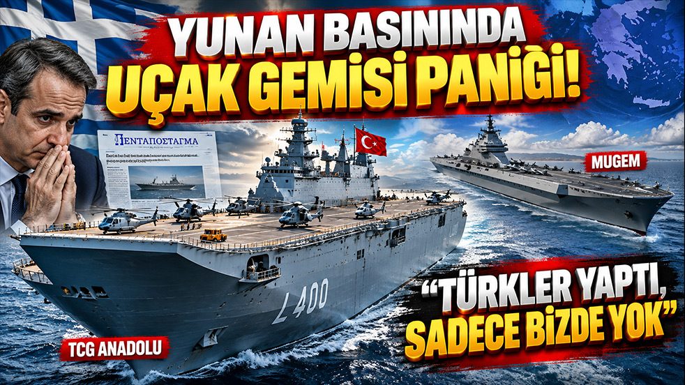 Yunan basınında uçak gemisi paniği! "Türkler yaptı, sadece bizde yok"