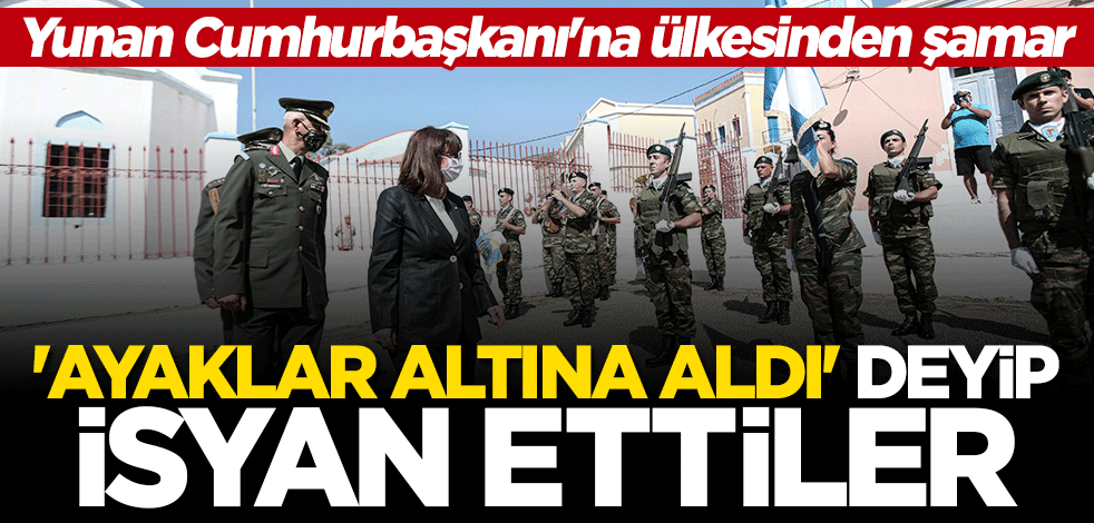 Yunan basınından Sakelaropulu'ya sert tepki: Adanın önemini ayaklar altına aldı