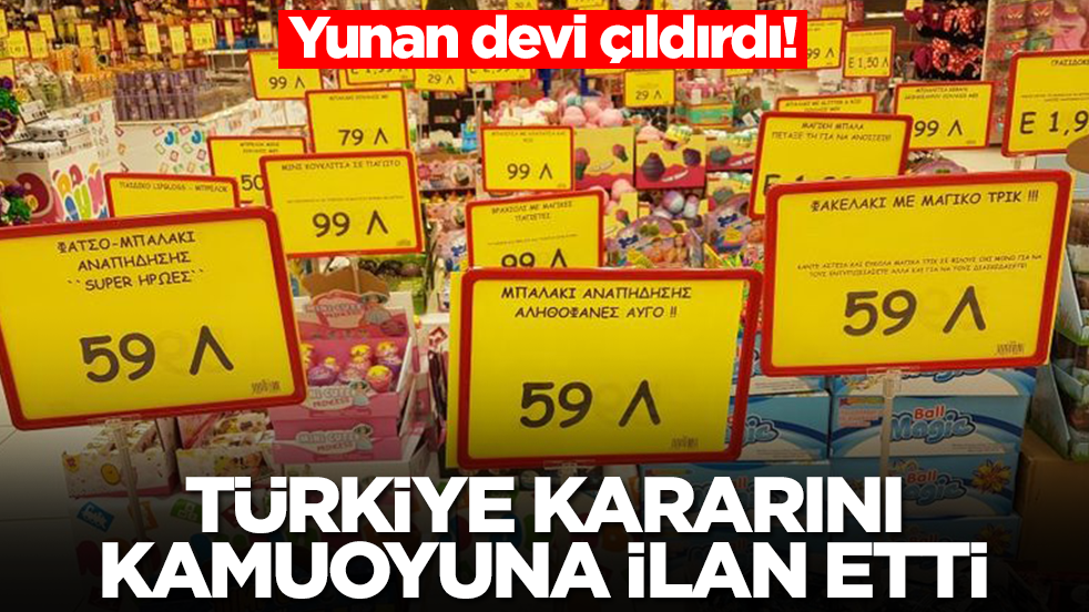 Yunan devi çıldırdı! Türkiye kararını kamuoyuna ilan etti