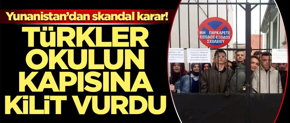 Yunan hükümetinden Türkçe ve din derslerine kısıtlama!