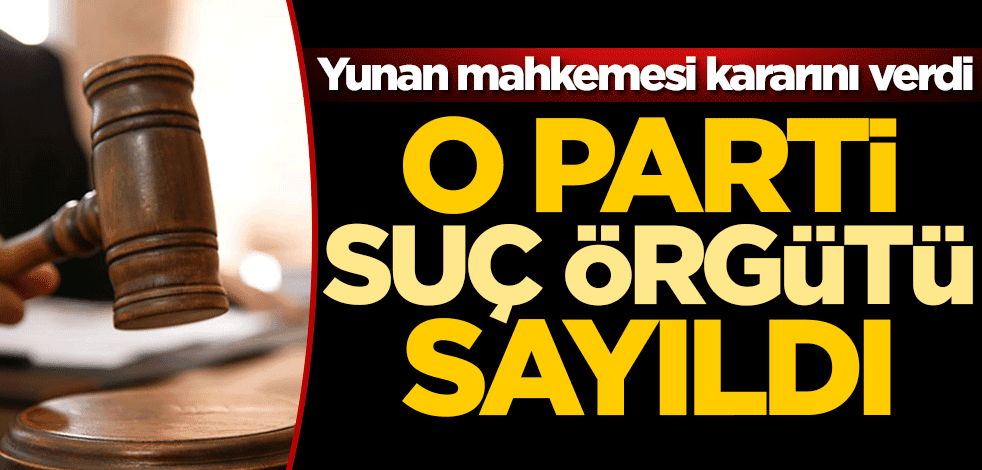 Yunan mahkemesi kararını verdi! Altın Şafak Partisi suç örgütü sayıldı