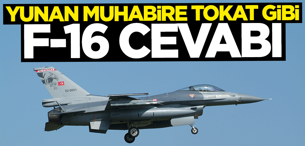 Yunan muhabire tokat gibi F-16 cevabı: Türkiye ile derin bağlarımız var